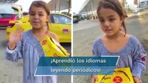 Niña que vende dulces en calles de Ecuador, habla cuatro idiomas y se vuelve viral