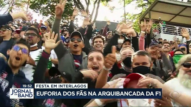 Os fãs da Fórmula 1 agitaram as arquibancadas de Interlagos, durante o Grande Prêmio de São Paulo.