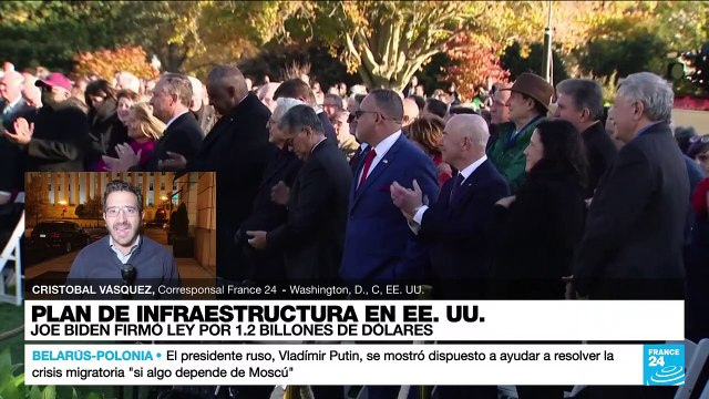 Informe desde Washington: Joe Biden firmó la ley de infraestructura por 1.2 billones de dólares