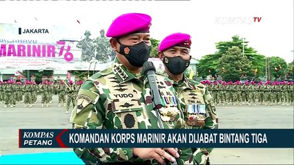 KSAL Pimpin Upacara Peringatan HUT ke-76 Marinir