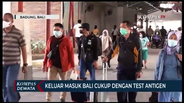 Keluar Masuk Bali Dengan Tes Antigen