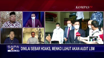 Luhut Berencana Audit LSM yang Dinilainya Sebarkan Hoaks