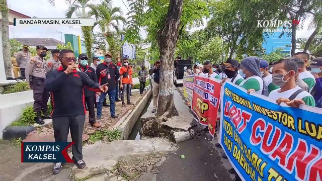 Aksi Protes UU Minerba, KAKI Kalsel Tuntut DPRD Lakukan Gugatan ke MK
