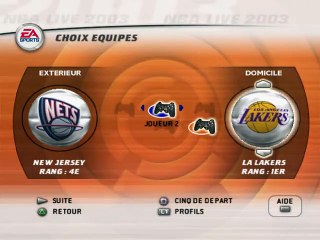 NBA Live 2003 online multiplayer - ps2