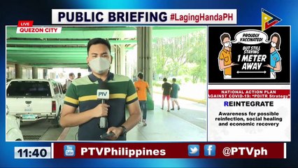 Sitwasyon sa unang araw ng boluntaryong pagsusuot ng faceshield sa mga lugar na sakop ng alert level 1-3