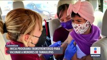 Tamaulipas inicia con programa de vacunación a niños de 5 a 17 años