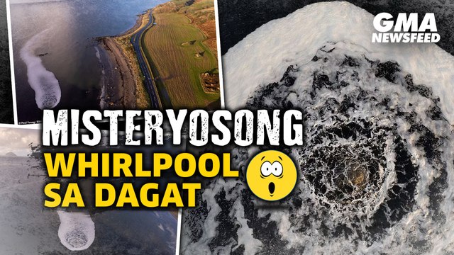 Massive whirlpool appears in sea off coast of Scotland | GMA News Feed