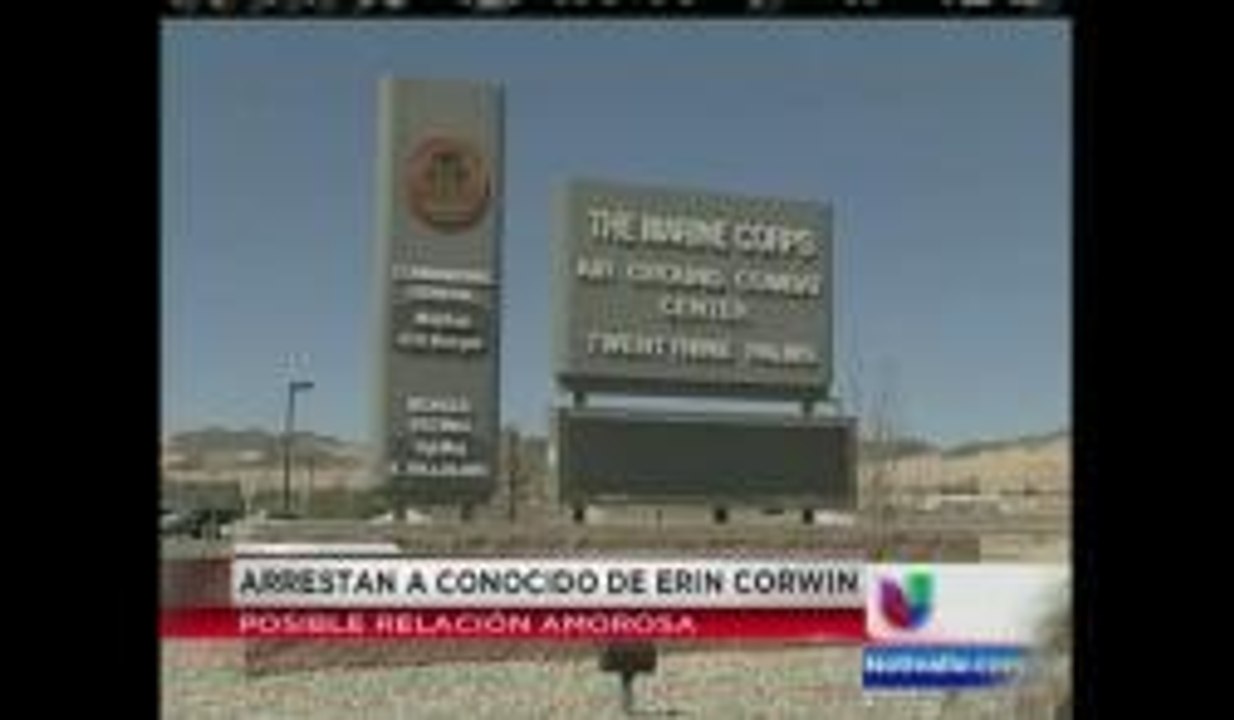 Arrestan a conocido de Erin Corwin