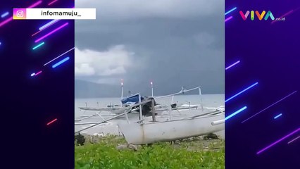 Penampakan Angin Puting Beliung Gegerkan Warga Mamuju