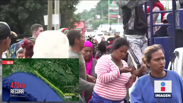 Son buitres de la migración: Líder de la Caravana Migrante a Guardia Nacional