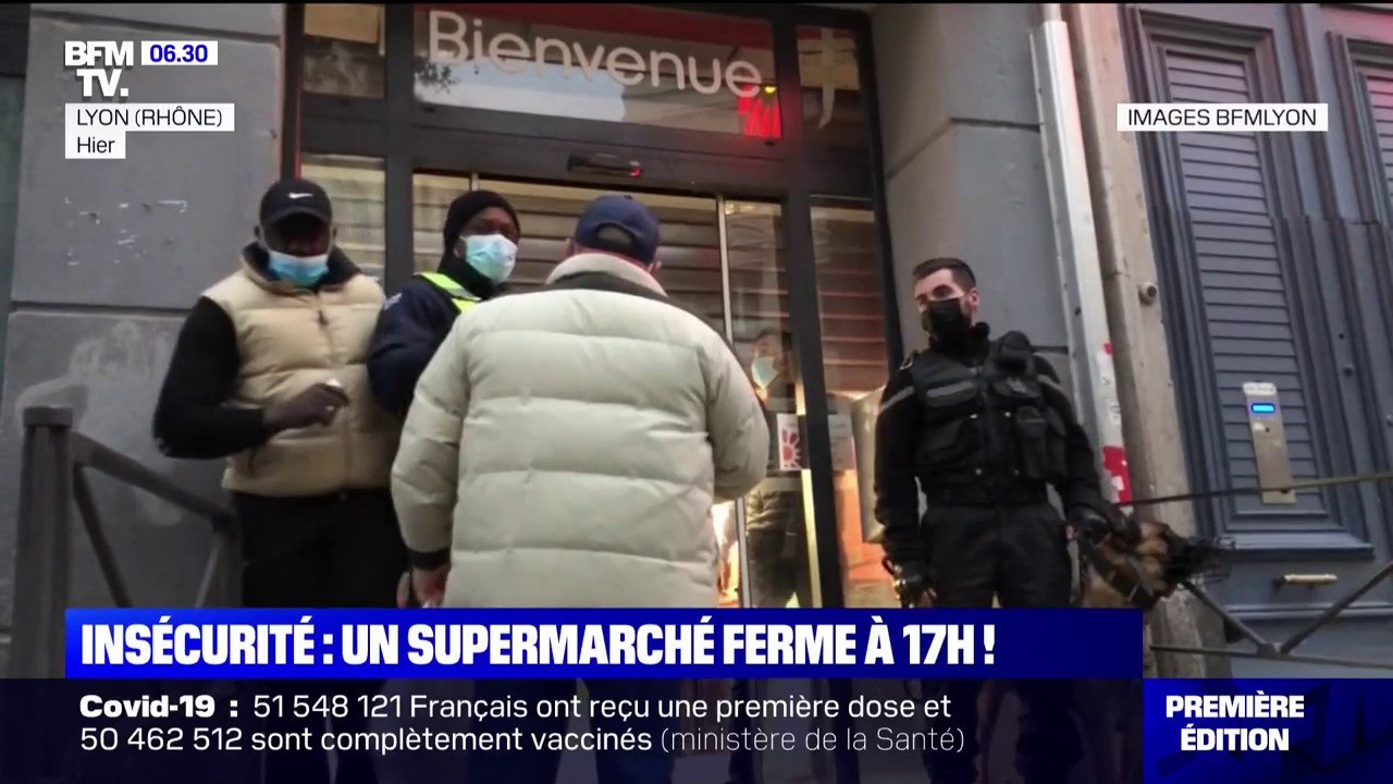Face aux vols et aux bagarres, un supermarché lyonnais contraint de fermer à 17h