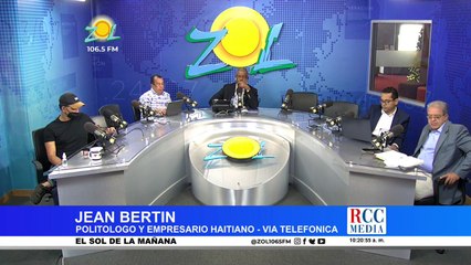 Jean Bertin, Empresario Haitiano: "Siento ganas de llorar por la situación que atraviesa Haití"