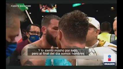 Revelan audios del Canelo y Caleb Plant al final de la pelea