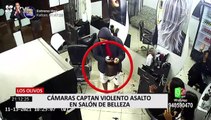 Los Olivos: cámaras de seguridad registran violento asalto spa