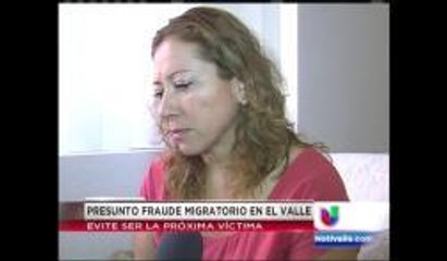 Familia del valle dice haber sido victima de fraude migratorio