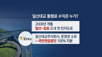 [뉴스큐] 일산대교 무료 통행 '제동'..."또 통행료 걷나, 왜?" / YTN