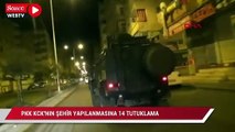 PKK KCK'nın şehir yapılanmasına 14 tutuklama
