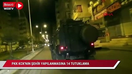 PKK KCK'nın şehir yapılanmasına 14 tutuklama