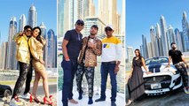 भोजपुरी एक्टर्स नीलकमल सिंह, नीलम गिरी और श्वेता महारा दुबई में कर रहे हैं नए वीडियोज की शूटिंग