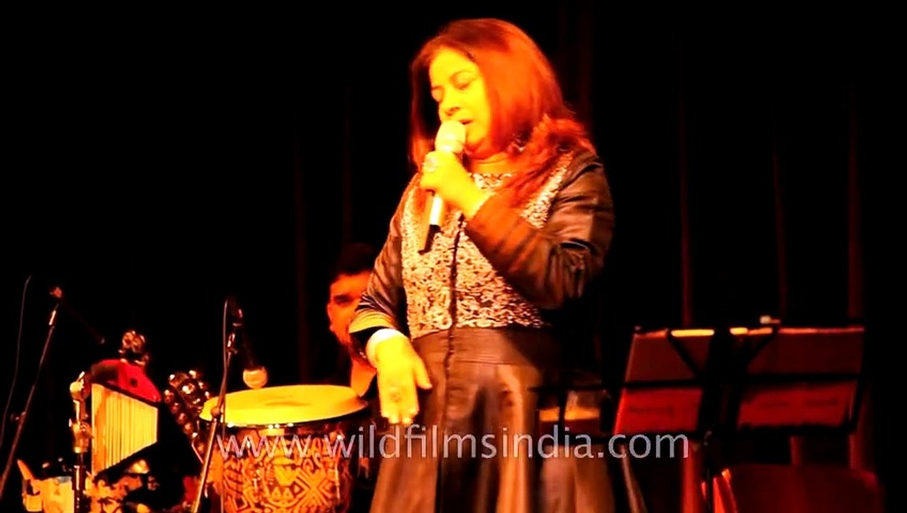 Rekha Bhardwaj sings Zikr a sufi song at the Writer's festival, Mussoorie