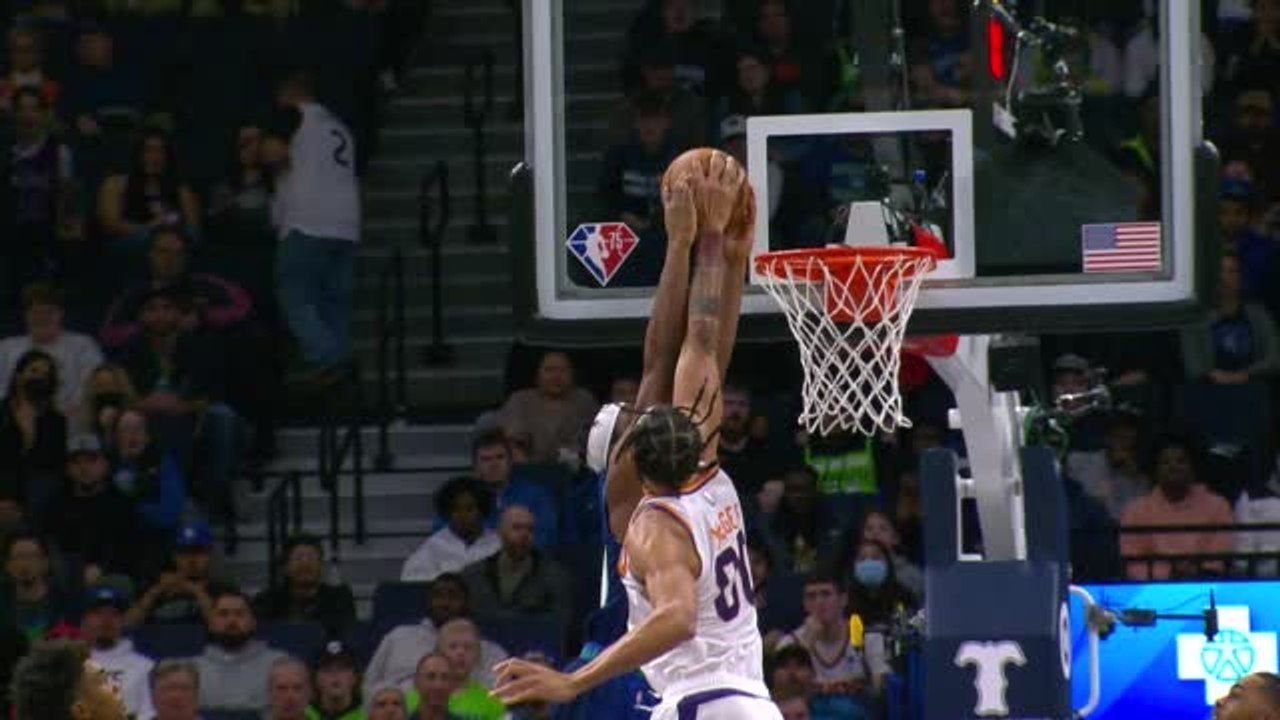 McGee soars for emphatic block on Okogie during...