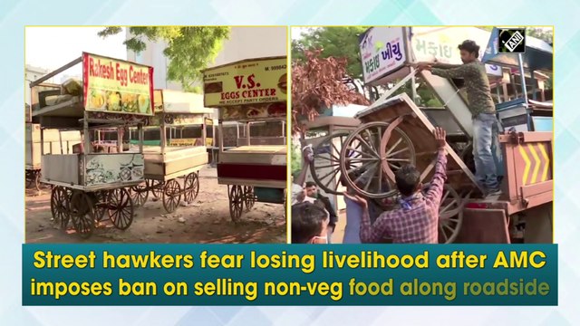 Street hawkers fear losing livelihood after AMC imposes ban on selling non-veg food along roadside