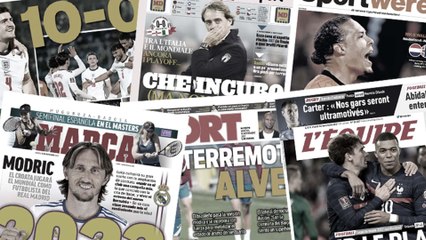 La presse italienne rouge de honte, l'Angleterre célèbre une soirée record