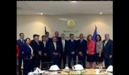 Políticos Californianos viajan a Centroamerica