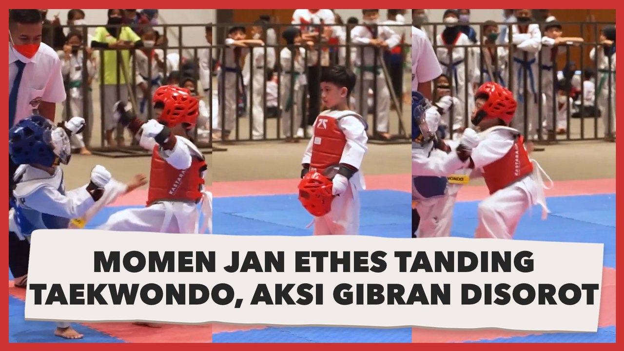 Viral Momen Jan Ethes Tanding Taekwondo, Aksi Gibran Disorot Publik: Heboh Bener