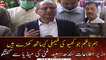 Sindh Information Minister Saeed Ghani talks to media