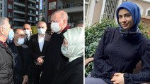Cumhurbaşkanı Erdoğan'dan kılıçla katledilen Başak Cengiz'in ailesine taziye ziyareti
