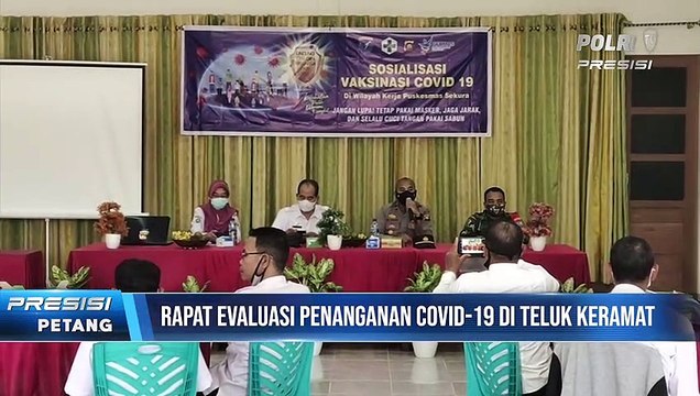 Polsek Teluk Keramat Gelar Rapat Vaksinasi Massal Covid-19