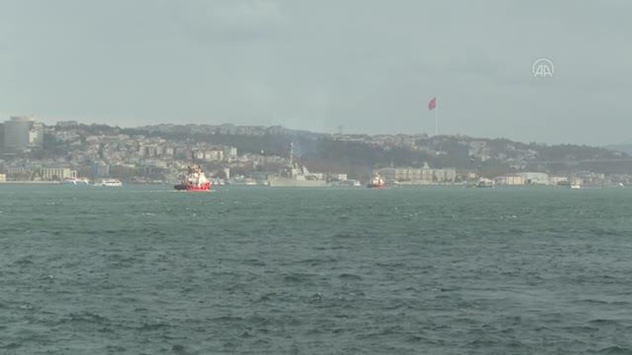 Son dakika haber: ABD savaş gemisi Sarayburnu'nda demirledi