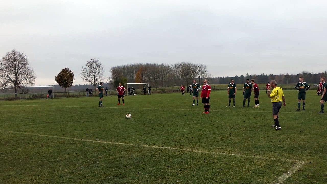 Der Siegtreffer für den TSV Jühnde durch Thorben Held gegen die SG Elliehausen/Esebeck
