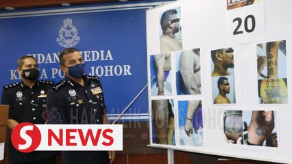 Sixteen suspected secret society members arrested during Ops Cahaya in Johor