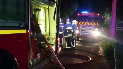 Cigarro teria provocado incêndio que destruiu residência no Bairro Interlagos