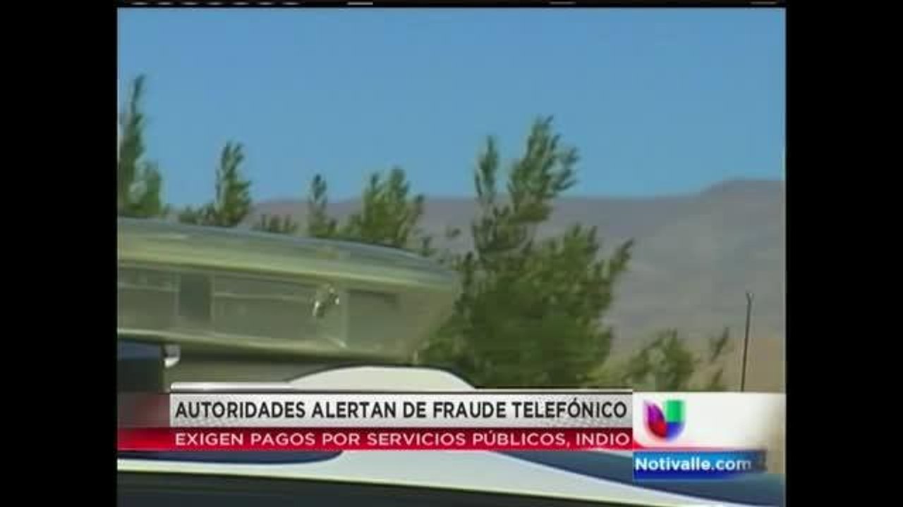 Fraude telefónico en Indio