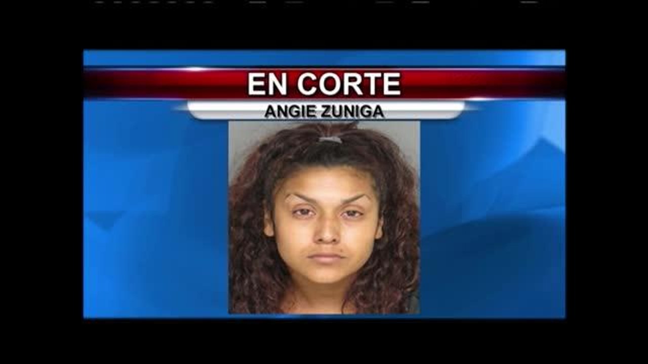Angela Zuñiga en corte