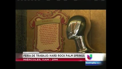 Feria de trabajo, en el Hard Rock Hotel.