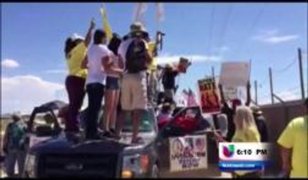 Se enfrentan dos bandos en la frontera ante la crisis