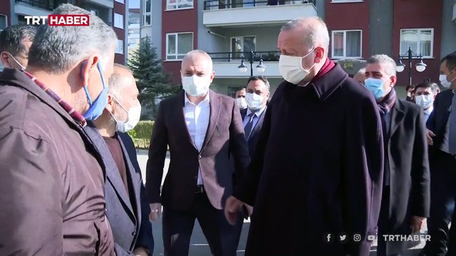 Cumhurbaşkanı Erdoğan'dan Başak Cengiz'in ailesine taziye ziyareti