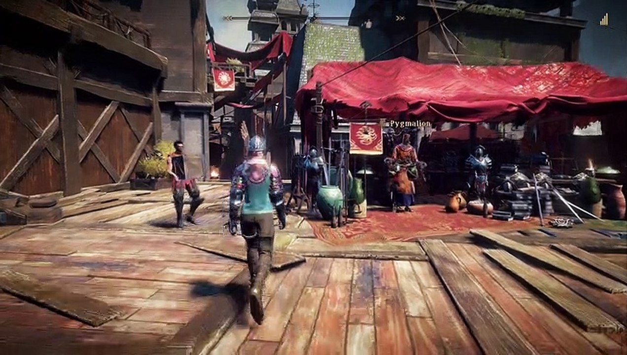 Babylon's Fall - Hub central et menus