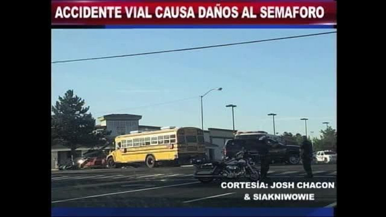 Accidente vial en Sparks