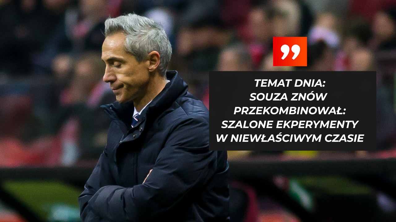 Paulo Souza znów przekombinował. Szalone eksperymenty w niewłaściwym czasie. KOMENTARZ