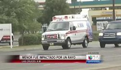 Estudiante fue impactado por un rayo en Las Cruces NM
