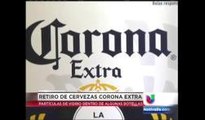 Retiro del mercado de algunas cervezas Corona