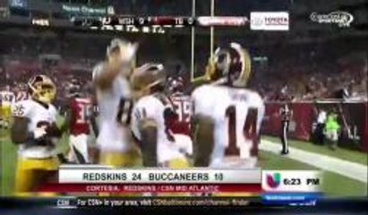 Tải video: Los Redskins dominan a los Buccaneers 24-10