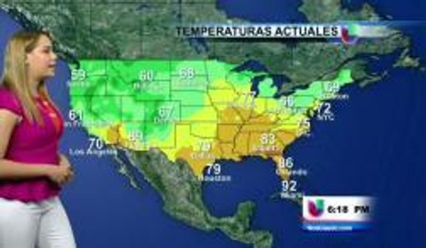 Pronóstico del tiempo extendido para el área metropolitana