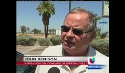 Daños por el temporal en el Valle Imperial