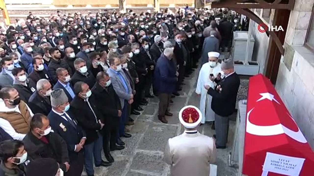 Kıbrıs gazisi son yolculuğuna uğurlandı